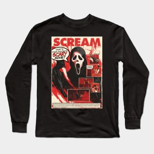 Horror Movie Comic Long Sleeve T-Shirt